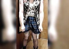 Goth Gal Can't Stop Peeing