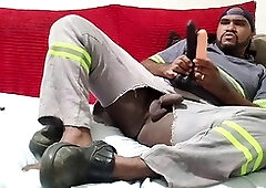 Black amateurs, cumming in, solo