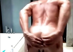 Hung Daddy Stroking His Big Cock on Webcam654poi