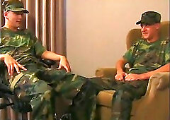 Guys In Uniform Making Out
