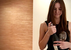 Anal Masturbation On Stairs Rebeka