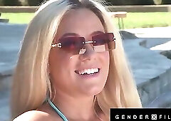 Avery Lust Shoves Her Cock In Cis Girl