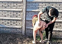 I entice the gardener during the time that my spouse is working