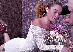 Asshole, Kat Monroe, gets a b. Face fuck, rimjob punishment