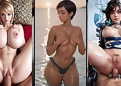 Ai ravenous Siren achieves explosive orgasm in vivid Generated cg hot Pov compilation - Ai Porn Cuties have sex. Rule34 Porno Episode