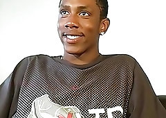 Hot British twink strokes his BBC solo