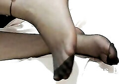 EBONY SOCKS- FEET- FEET FETISH-FOOT