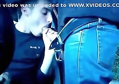 Buddy sucks me off in his car in the park