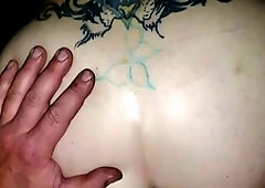 Hit from the back, fucking my stepmom, on her knees