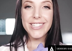 MODERN-DAY SINS - Butt Licking Oriental Learns Tribbing In 1St Lesbo Experience With Black Ally!