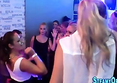 Cfnm teen czech nailed doggy style with strippers chubby dong in hd