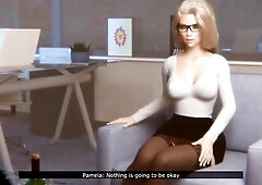 In psychotherapy, 3 massive schlongs screw a slutty wife in all holes during the time that her spouse just watches - Animation cuckold story