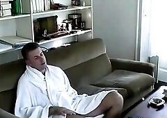 Redhead gal rides on biggest knob after massage