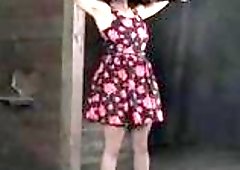 Bonded slut got her ass caned by master BDSM porn