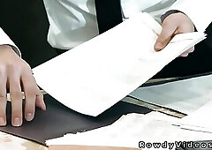 Cop rimmed and anal fucked by suspected gay