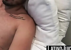 Hairy bearded guy Guerro agrees to taste my salty boner for cash