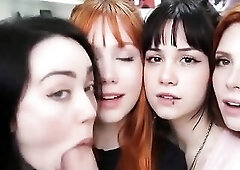 4 beauties blow job. The full, uncut clip is on my Patreon account! Please support if u wanna watch greater quantity content like this