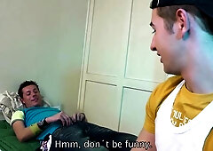 Wanking Off Unmercifully In The Closest Of Quarters