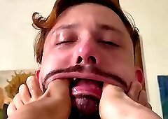Lucas Silva Footjob & Licking