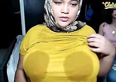 Cam Girl Drinks Her Milk