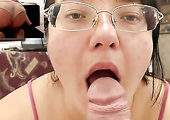 My butt and drooling throat in all its brilliance