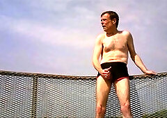 Massive daddy dick, hairy guys, outdoor cock action