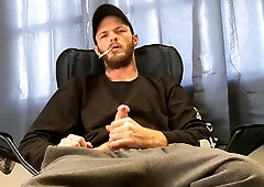 Enormous penis and great weed + money-shot ( smoke and stroke )