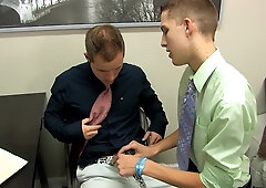 LustForBoys: Tyler Andrews cant stand against the impatient butt of thin youngster Dylan Chambers