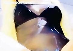 Transsexual angel ejaculates stiff and leaves mud