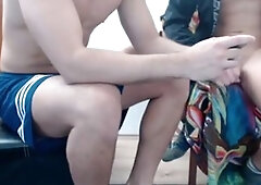Twink couple on cam, friends cam, friends wank cam