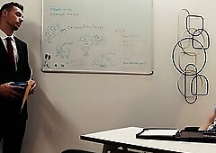 Boss Masyn Thorne fucks his employee Carter Woods hard