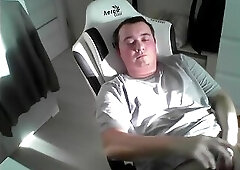 for a small fee, my subscribers persuaded me to masturbate on a webcam