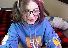 Edged by viewers, with and without panties ten min