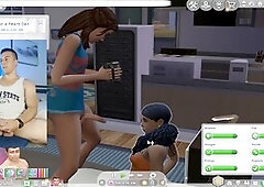 Ian Croft gets playful and relieves himself while enjoying The Sims 4