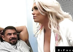 BIPHORIA - Latino Patient Gets Wrecked in Spit Roast by Hawt Doctor & Boy Intern