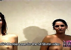 Home vid of a 2 girl toy party at my motel