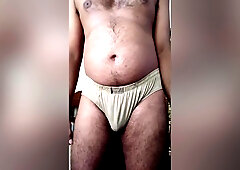 Step daddy Hairy Black Cock And Underwear Bulge