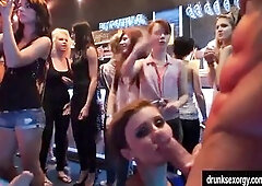 Astonishing party nymphos banging big shafts in the club