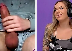 SheReacts - BIG DICK SOLO JERK REACTION - RORY KNOX