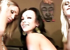 Latina shebabes enjoy wild foursome fucking in a hotel room