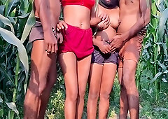 My Friends Wife Both Fucked Together, Full Foursome Video, Real Desi Hot Indian Group Sex