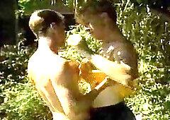 Crazy Ass Splitting By The Pool