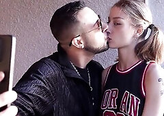 Basketball Hotty In Shorts Got Her Constricted Vagina Stretched By Large Dong