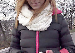 HUNT4K. I hunted a smoking super-hot female next to her beau