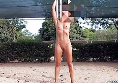 Hawt Fitness gal Does Stripped Workout - Hawt and Fit!