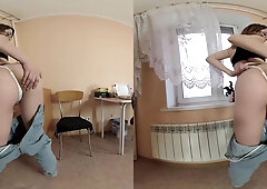 Lida In The Kitchen - Teen Redhead Solo Model Toying Kitchen