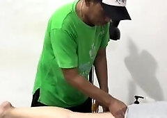 big lady get Massage harder