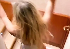 Mexicana blowjob with her big boobs