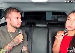 A marvelous Colombian model and porn actress has a charismatic interview that turns into a steamy rencounter with Brian Evansx. After talking, they gi