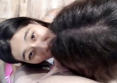 Penny and Vixen suck cock